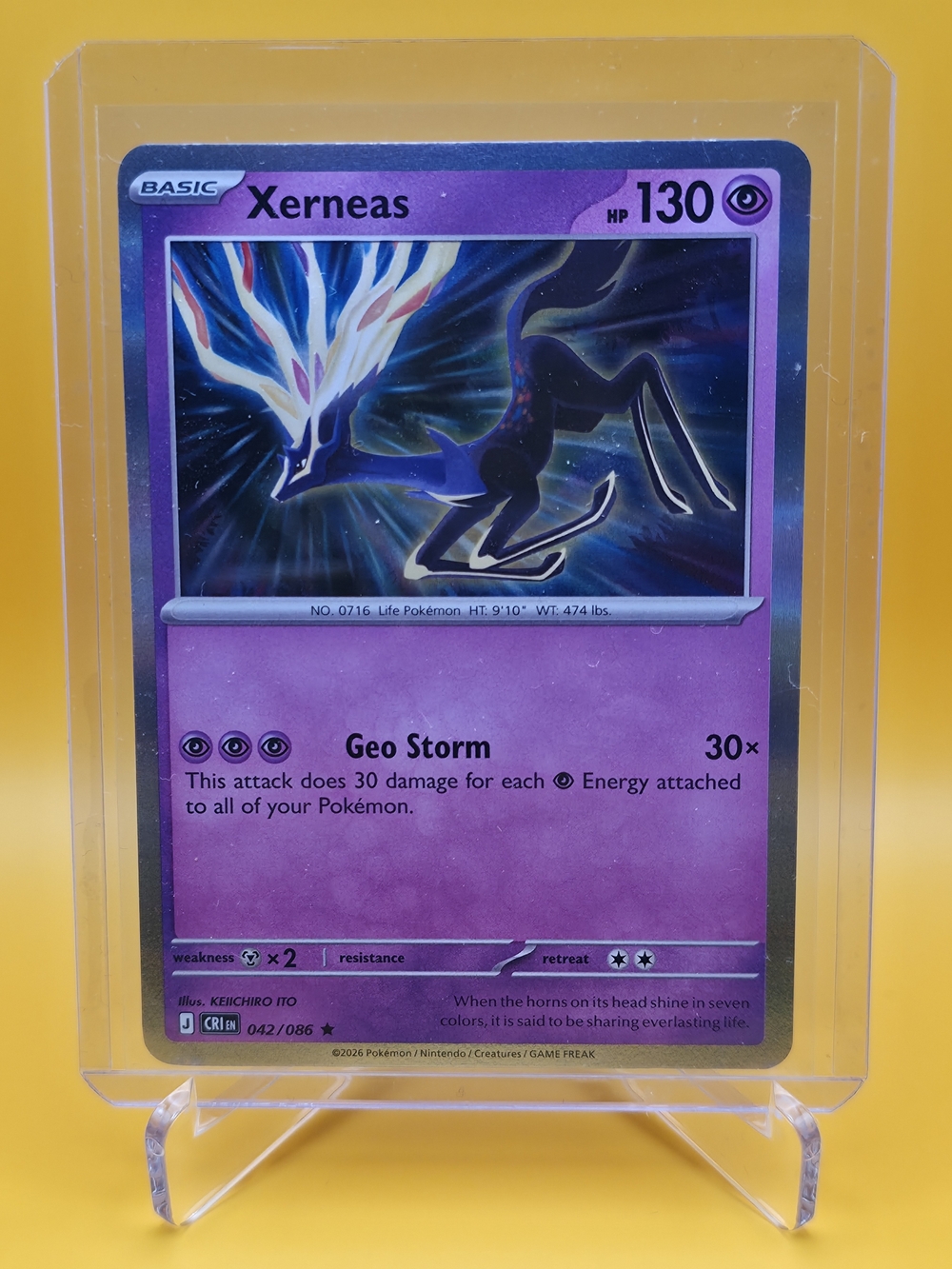 Pokémon TCG - Xerneas - Chaos Rising - Rare - 042/086